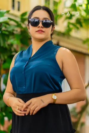 Sleeveless top - Greenish Blue Top