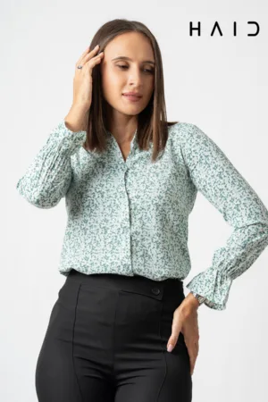 Office wear blouse - AB1623 Floral G