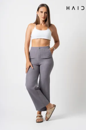 Linen pant - P0056 Ash