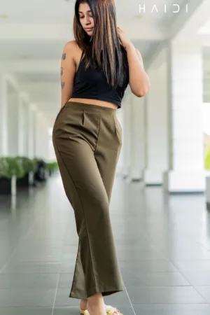 Office wear pant - AB1510 - Dark Green