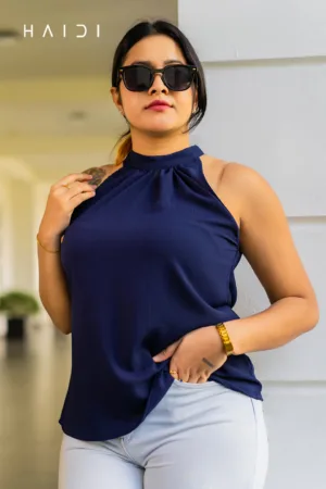 Sleeveless top - High neck razor back top