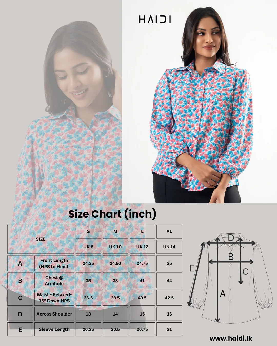 Office wear blouse - KB0005 - BG 4 Office wear blouse - KB0005 - BG - Image 4