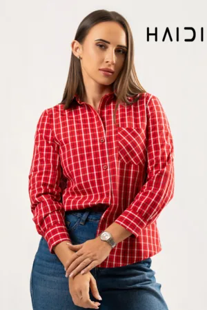 Check Shirt - KB0019 - Red