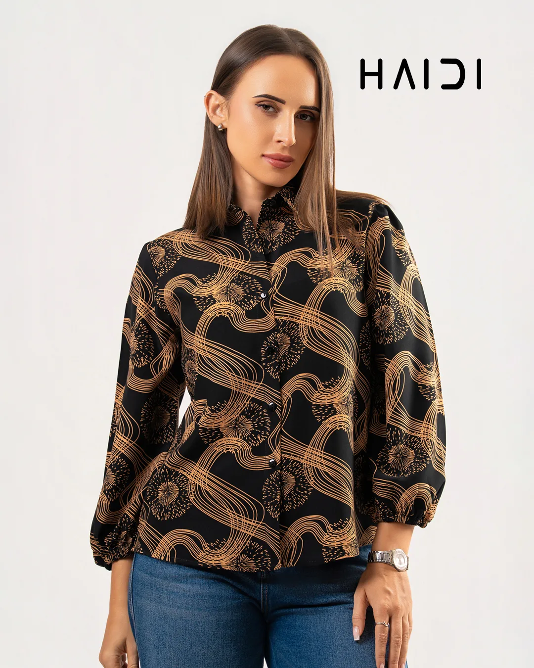 Office wear blouse - KB0005 - BG 1 Office wear blouse - KB0005 - BG