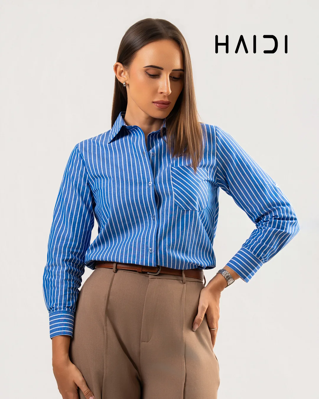 Stripe Shirt - KB0019 - Stripe B 3 Stripe Shirt - KB0019 - Stripe B - Image 3
