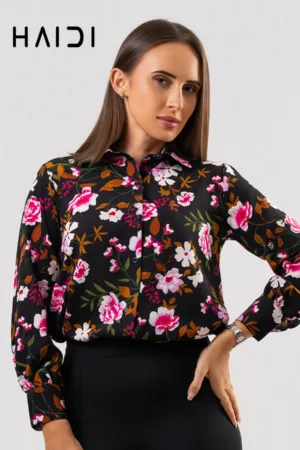 Office Wear Blouse - KB0003 - Floral B