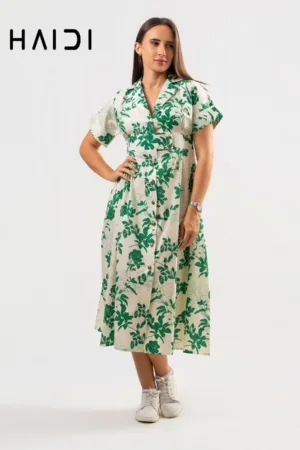 Midi Dress - KB0022 FLORAL
