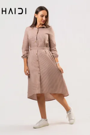 Midi Dress - KB0007 STRIPE BR