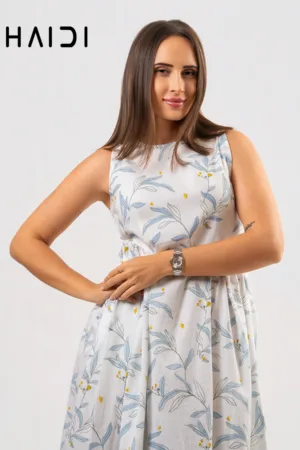 Midi Dress - KB0020 FLORAL W