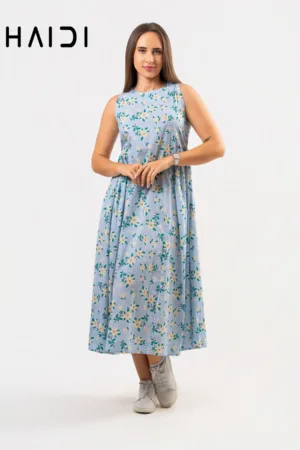 Midi Dress - KB0020 GINGHAM W